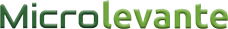 Logotipo del pie de página de Microlevante